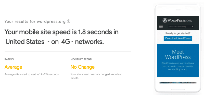 how to test mobile site speed with Google